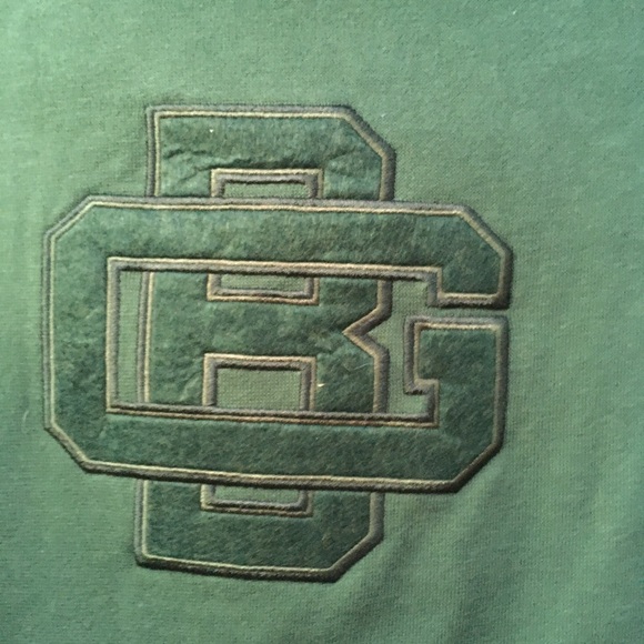 Green Bay Packers Women's Small Mitchell & Ness Flunnel Neck Fleece Hoodie NEW - Picture 3 of 12